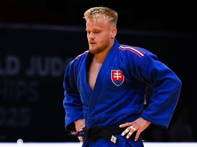 Na snímke slovenský džudista