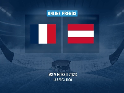 MS v hokeji 2023: Francúzsko - Rakúsko