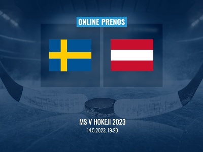 MS v hokeji 2023: Švédsko - Rakúsko