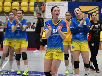 Na snímke hráčky Michaloviec