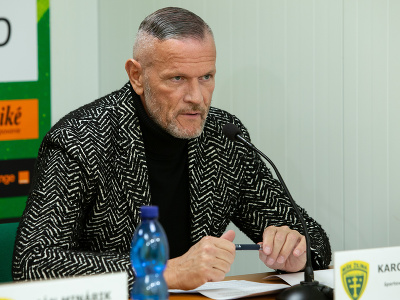 Na snímke športový manažér MŠK Žilina Karol Belaník počas tlačovej konferencie pred štartom štartu jarnej časti futbalovej Niké ligy v sezóne 2023/2024