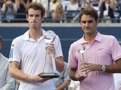 Finalisti Murray a Federer