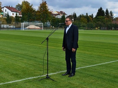 Nové tréningové futbalové ihrisko pri Národnom trénigovom centre Slovenského futbalového zväzu v Poprade