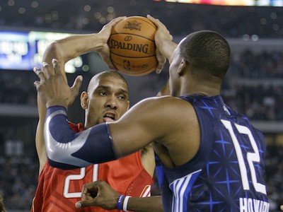 Tim Duncan a Dwight Howard