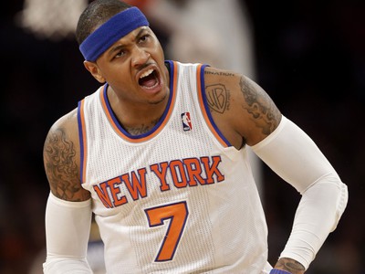 Hviezda NY Knicks Carmelo Anthony 