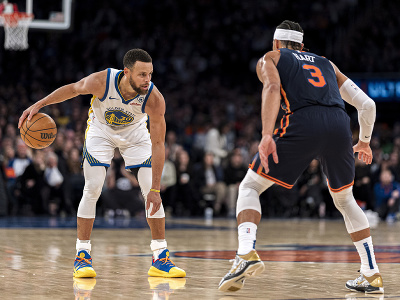 Stephen Curry (Golden State) predviedol proti Knicks skvelý výkon 