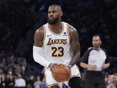 Basketbalista LA Lakers LeBron