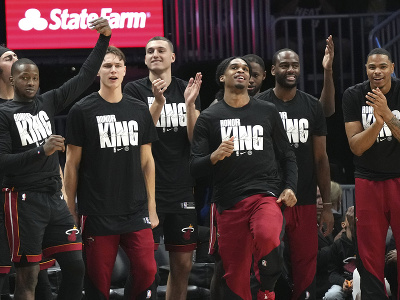 Veselá lavička Miami Heat