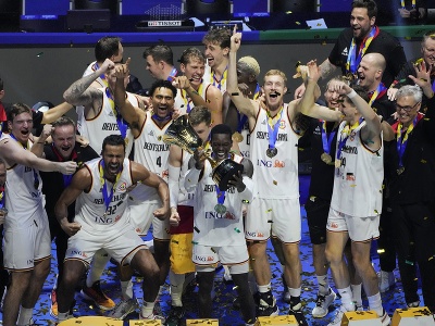 Nemeckí basketbalisti sa radujú