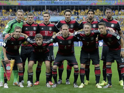 Nemecký tím pred semifinálovým súbojom s Brazíliou