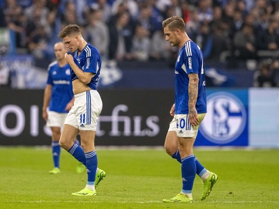Frustrovaní hráči Schalke