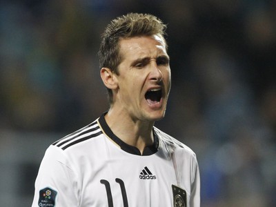 Nemecký útočník Miroslav Klose