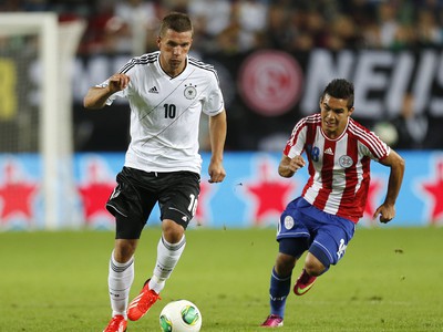 Lukas Podolski a Jorge