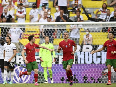 Diogo Jota a gólové oslavy Portugalska