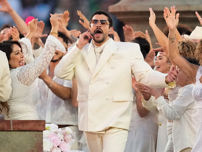 Bad Bunny počas Halftime
