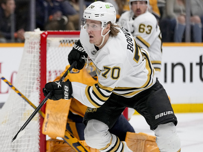 Jesper Boqvist, útočník Bostonu Bruins