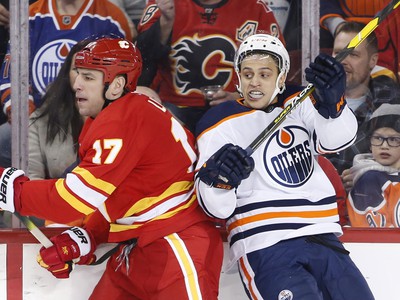 Edmonton Oilers v napínavom súboji s Calgary Flames