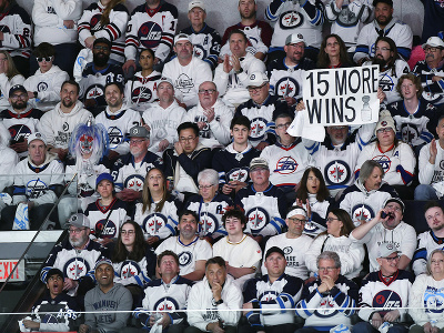 Fanúšikovia Winnipegu počas play-off