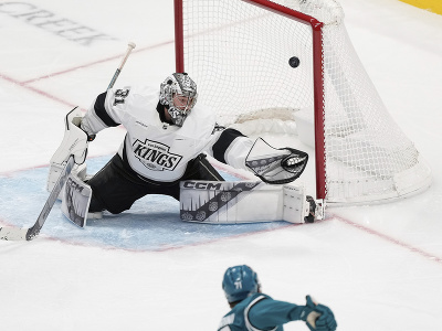 David Rittich inkasuje gól