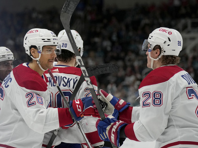 Gólová radosť hokejistov Montrealu Canadiens