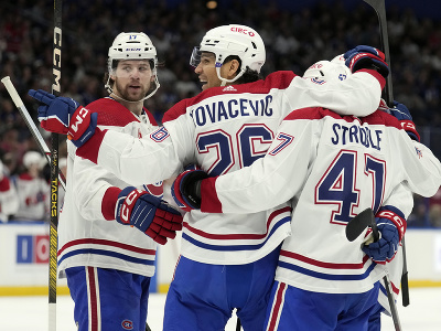 Radosť hokejistov Montrealu Canadiens