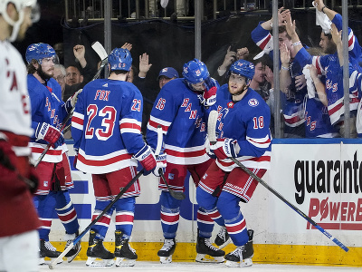 Hokejisti New Yorku Rangers sa tešia z víťazstva