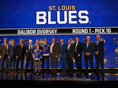 Dalibora Dvorského si zvolilo St. Louis Blues z 10. miesta