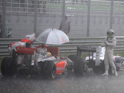 Nick Heidfeld, Lewis Hamilton,