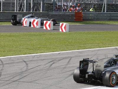 Nico Rosberg na VC Talianska mimo hlavnej trate