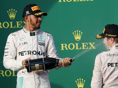 Lewis Hamilton a Nico Rosberg