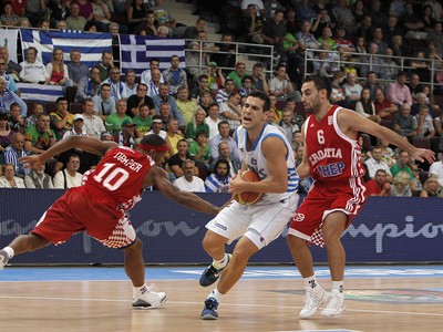 Momentka z duelu Grécko