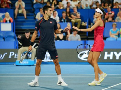Novak Djokovič a Ana