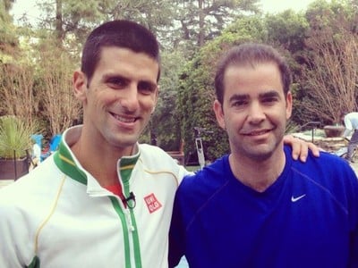 Novak Djokovič a Pete