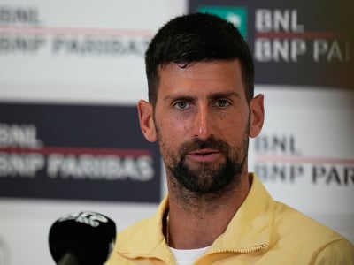 Srbský tenista Novak Djokovič