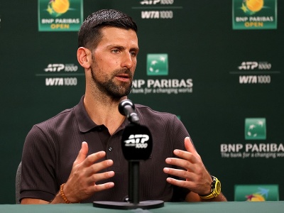 Novak Djokovič na tlačovej