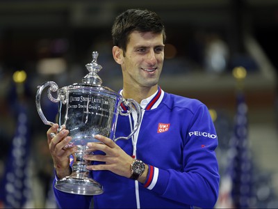 Novak Djokovič si užíva víťazstvo na US Open