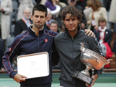 Novak Djokovič a Rafael Nadal