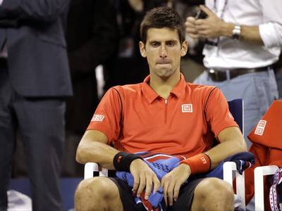 Novak Djokovič po prehre s Nadalom
