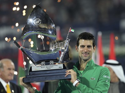 Novak Djokovič ovládol turnaj v Dubaji už po piatykrát