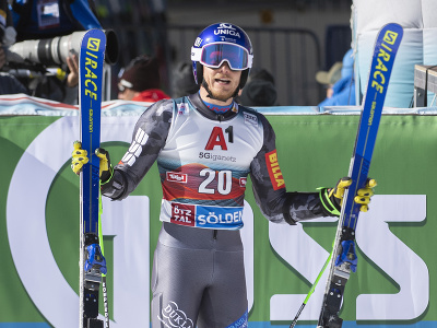 Adam Žampa po druhom kole obrovského slalomu v Söldene