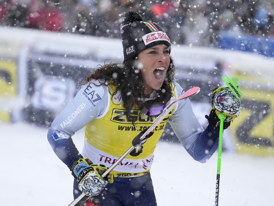 Talianska lyžiarka Federica Brignoneová vyhrala obrovský slalom v Mont Tremblante