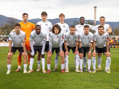 Na snímke futbalisti Lehoty
