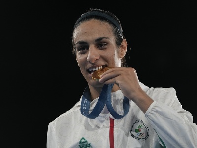 Alžírska boxerka Imane Khelifová