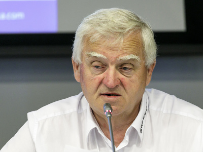 Na snímke športový riaditeľ MCP Okolo Slovenska Ľudovít Lučanič počas tlačovej konferencie k 67. ročníku cyklistických pretekov Okolo Slovenska