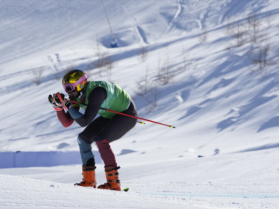 Švajčiarsky akrobatický lyžiar Ryan