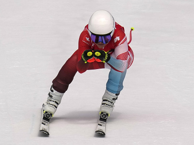 Švajčiarska lyžiarka Corinne Suterová počas zjazdu žien na ZOH 2022