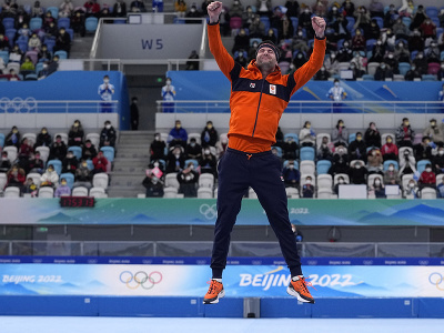 Holandský rýchlokorčuliar Thomas Krol získal na ZOH 2022 v Pekingu zlatú medailu na 1000 m.