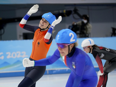 Holandská rýchlokorčuliarka Irene Schoutenová získala zlatú medailu v pretekoch s hromadným štartom na ZOH 2022 v Pekingu