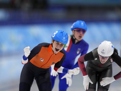 Holandská rýchlokorčuliarka Irene Schoutenová získala zlatú medailu v pretekoch s hromadným štartom na ZOH 2022 v Pekingu