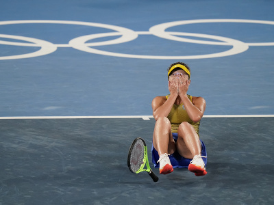 Ukrajinská tenistka Jelina Svitolinová získala na olympijských hrách v Tokiu singlový bronz